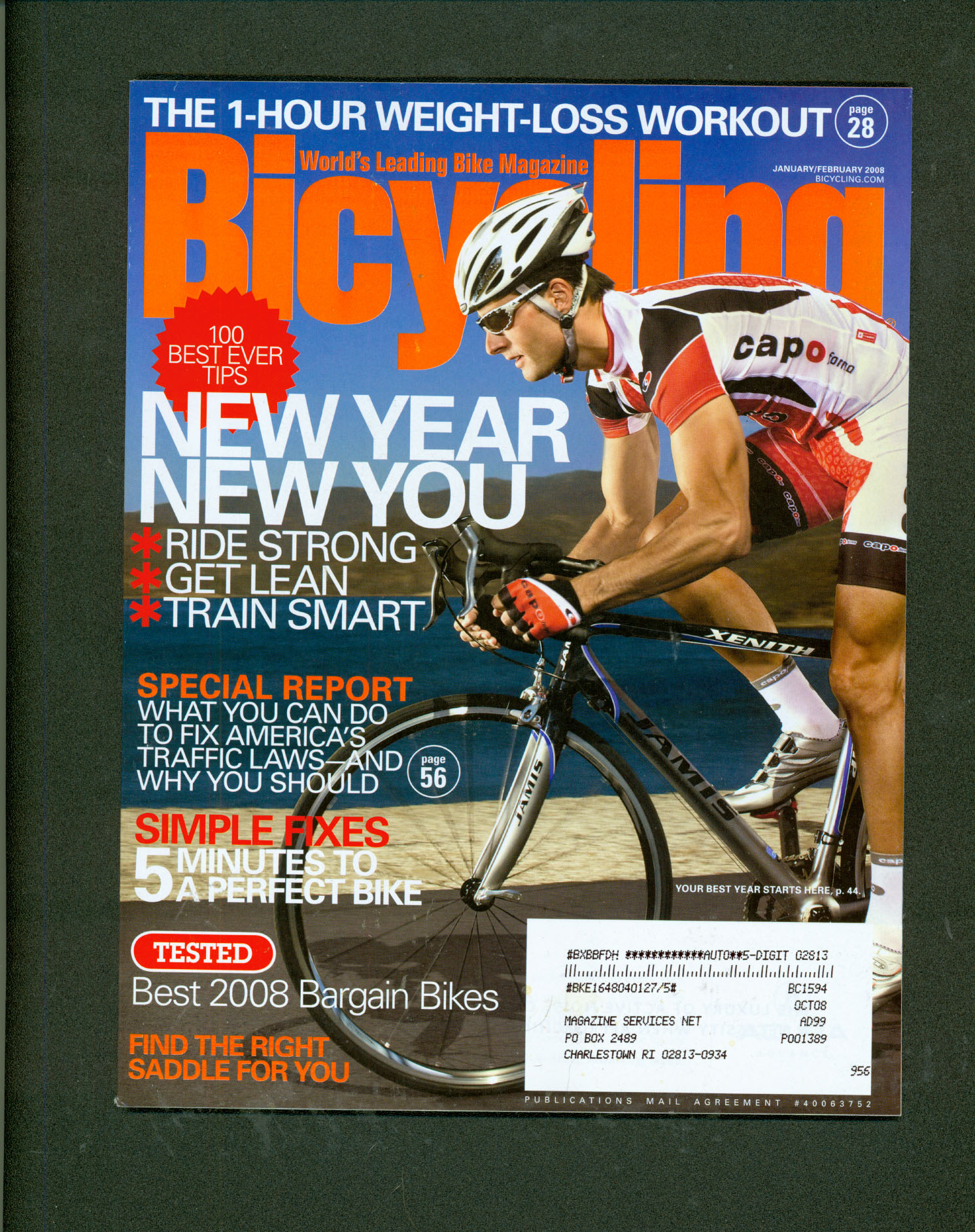 Runners-World October 01, 2007 Issue Cover