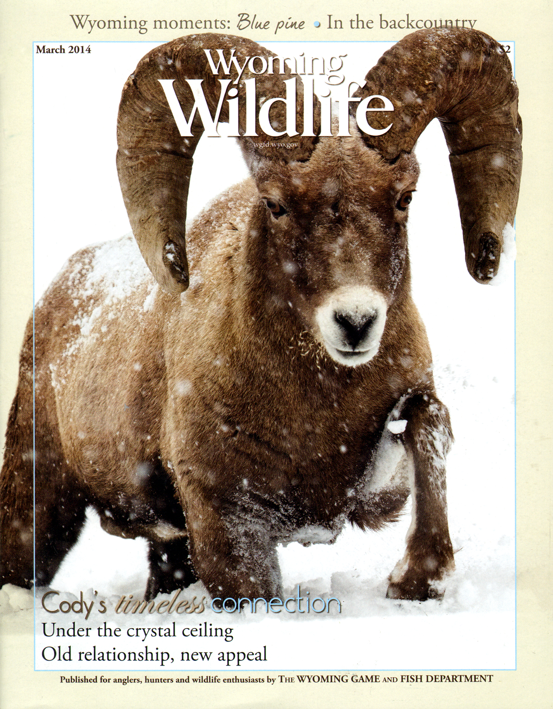 Wyoming-Wildlife March 01, 2014 Issue Cover