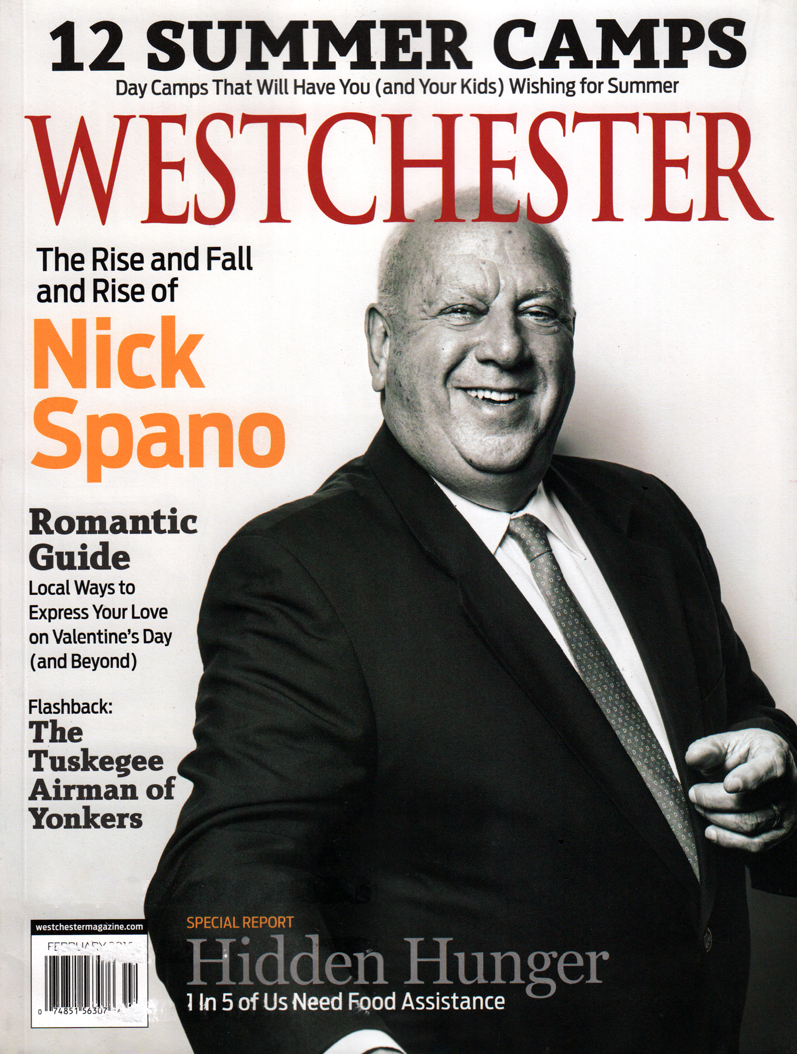 Westchester-Magazine February 01, 2016 Issue Cover
