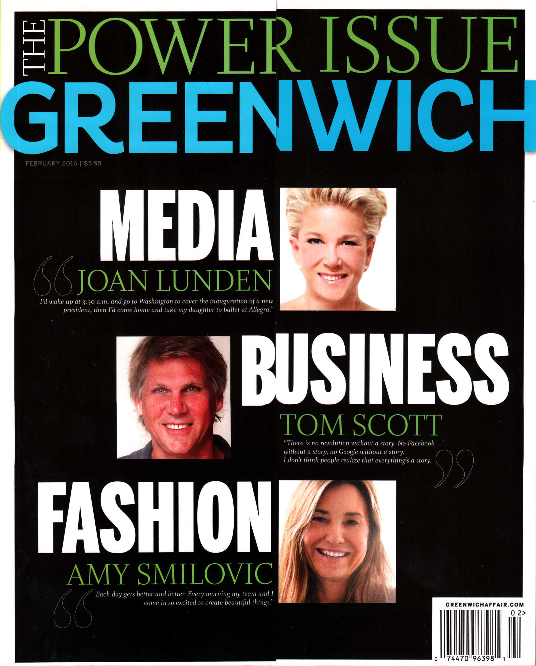 Greenwich February 01, 2016 Issue Cover