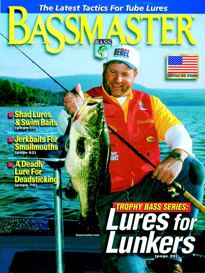 Bassmaster February 01, 2002 Issue Cover