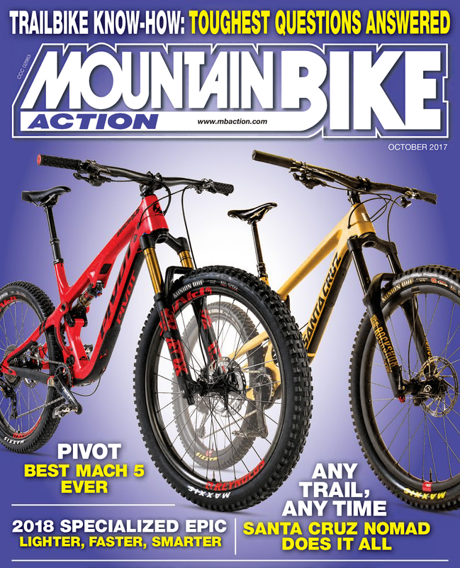 Mountain-Bike-Action October 01, 2017 Issue Cover