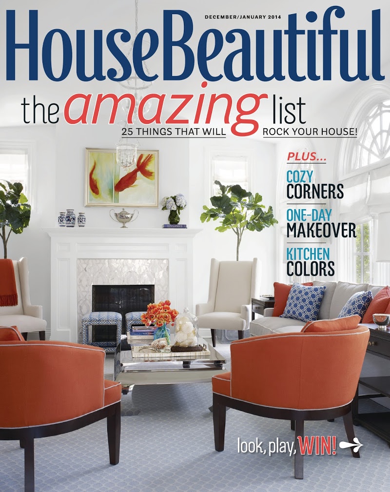 House-Beautiful December 01, 2013 Issue Cover