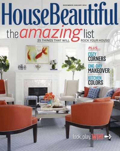 House Beautiful December 01, 2013 Issue Cover