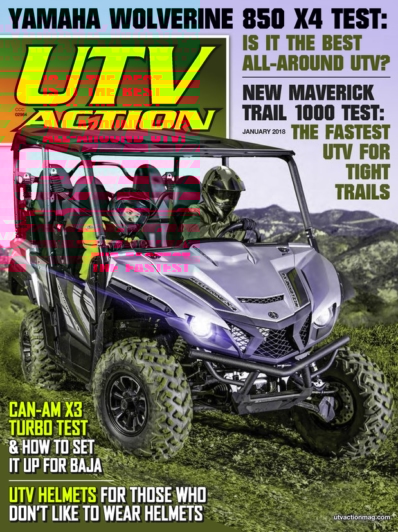 UTV Action January 01, 2018 Issue Cover