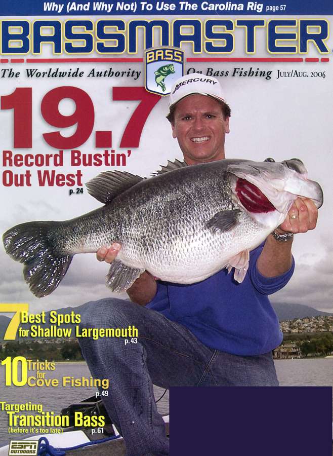 Bassmaster August 01, 2006 Issue Cover