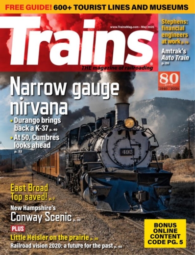 Trains May 01, 2020 Issue Cover