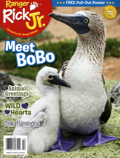 Ranger Rick Jr. February 01, 2015 Issue Cover