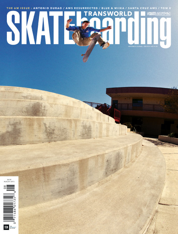 Transworld-SKATEboarding August 01, 2015 Issue Cover