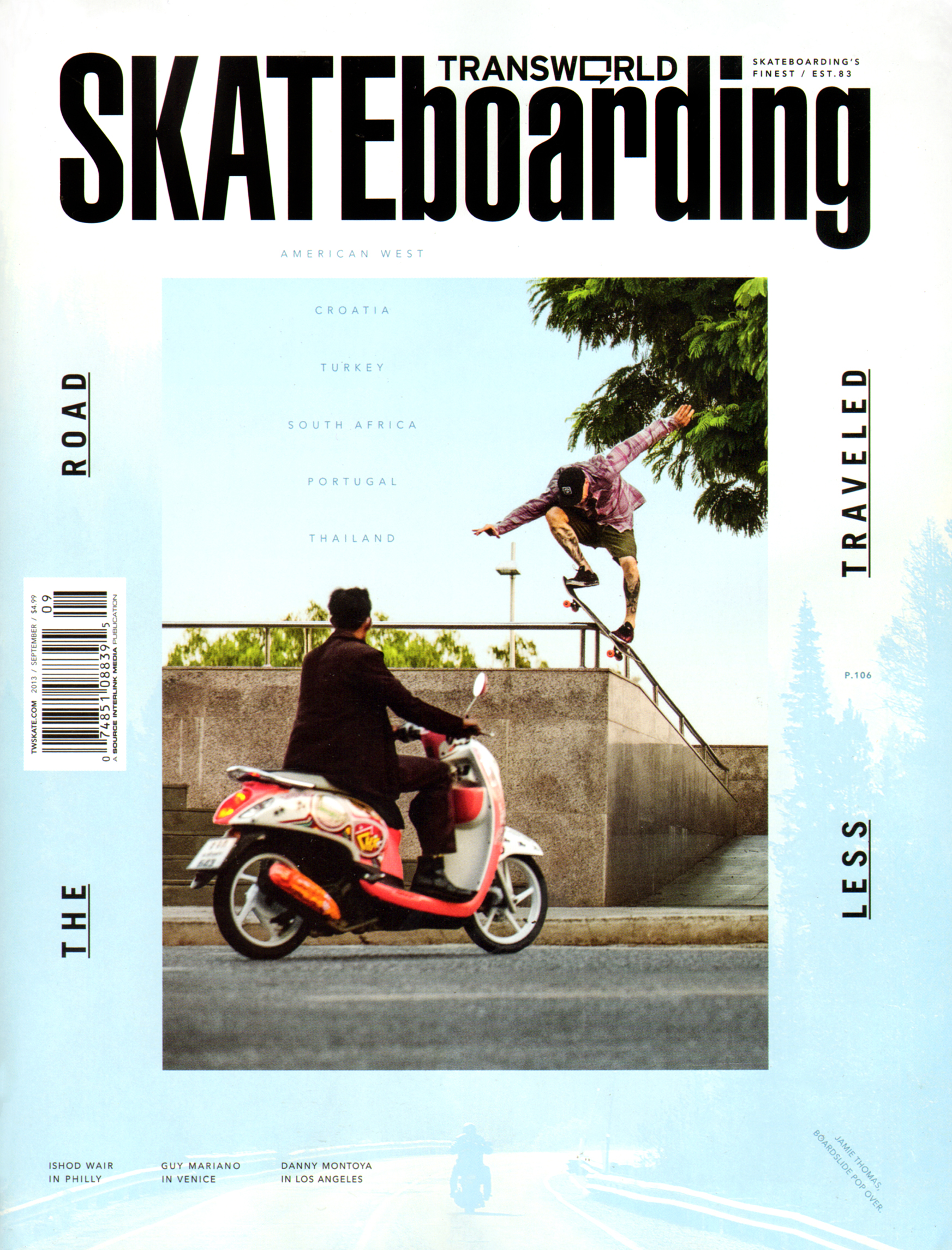 Transworld-SKATEboarding September 01, 2013 Issue Cover