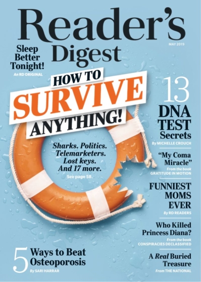 Reader's Digest May 01, 2019 Issue Cover