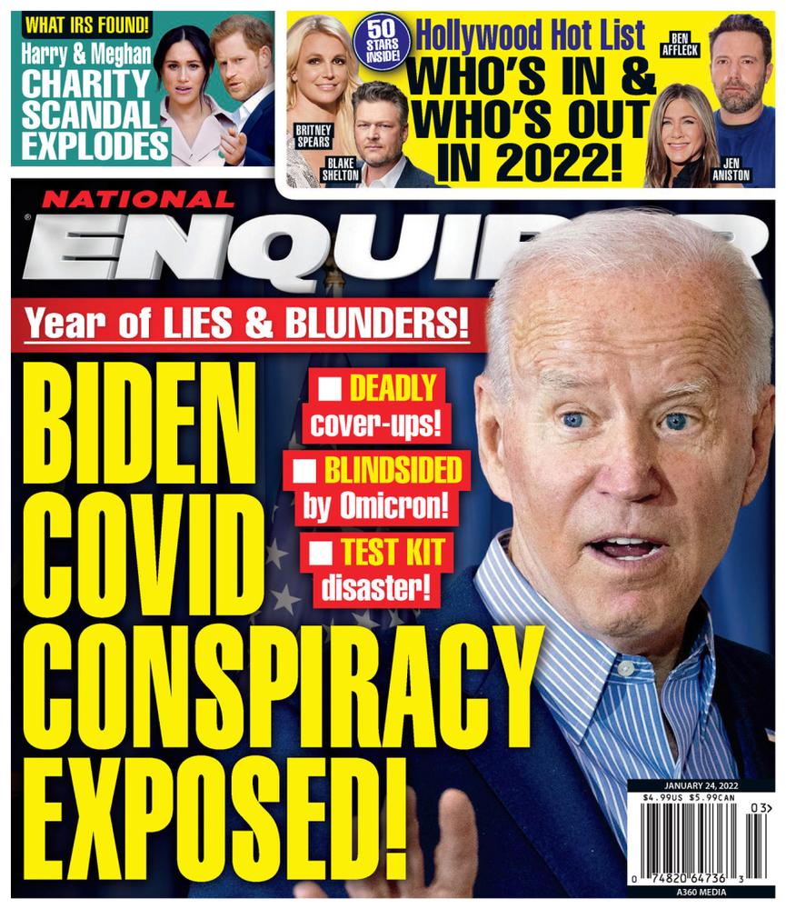 National-Enquirer January 24, 2022 Issue Cover