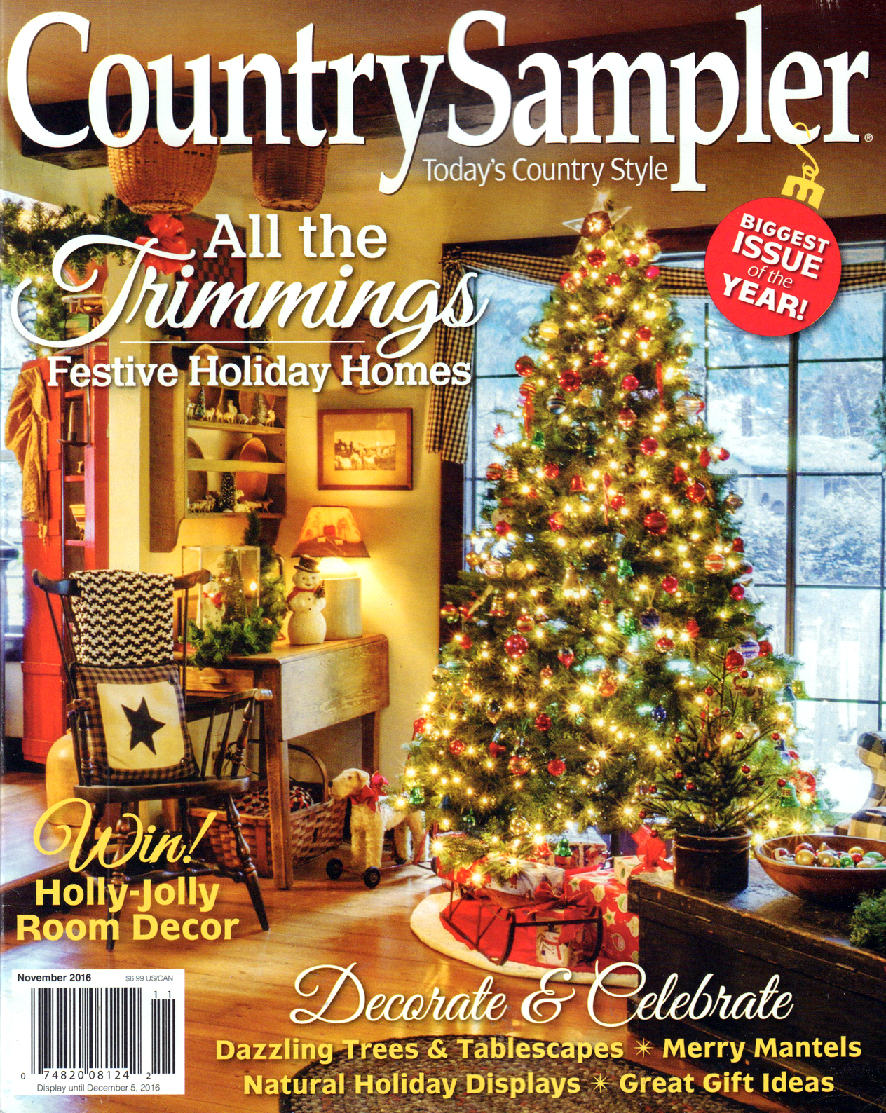 Country-Sampler November 01, 2016 Issue Cover