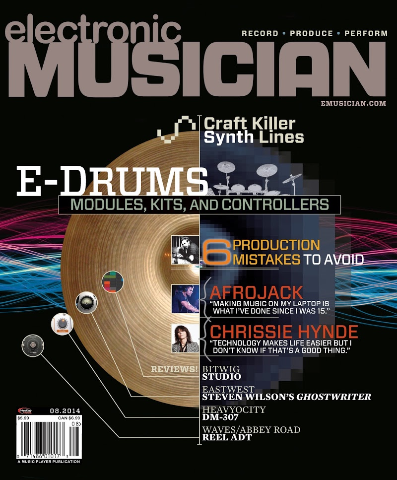 Electronic-Musician August 01, 2014 Issue Cover