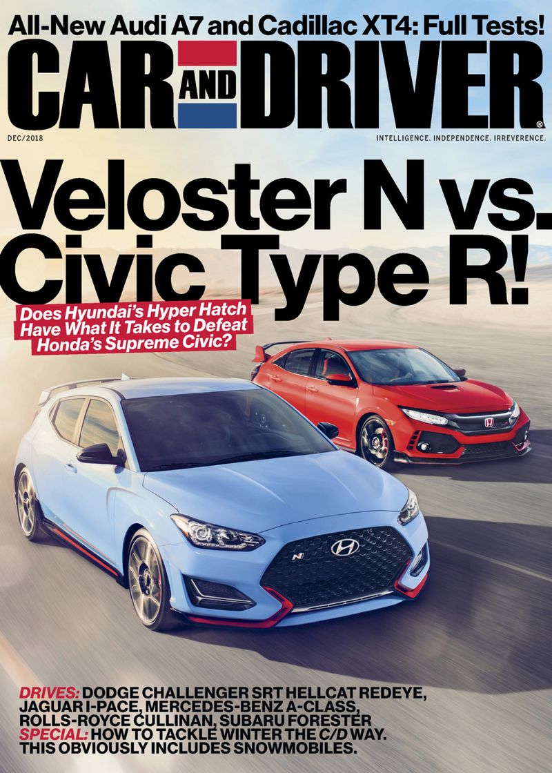 car-and-driver December 01, 2018 Issue Cover