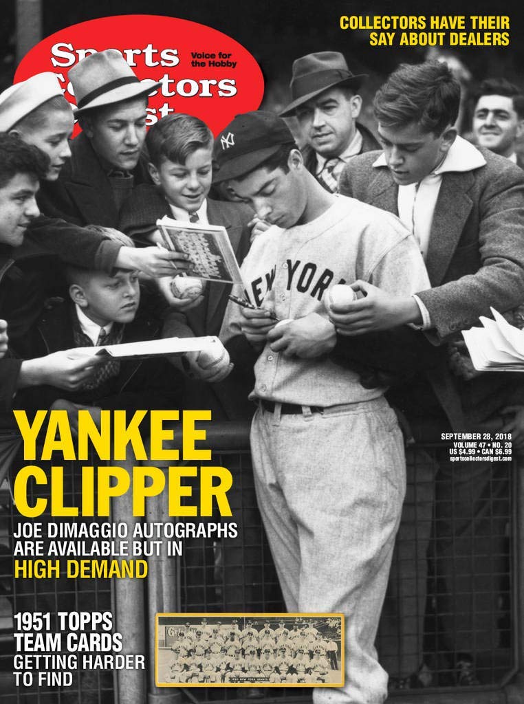 Sports-Collectors-Digest September 28, 2018 Issue Cover