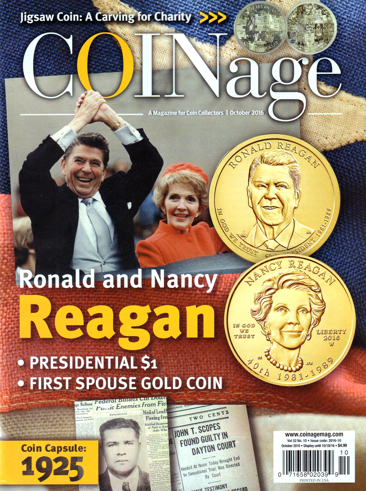 Coinage October 01, 2016 Issue Cover