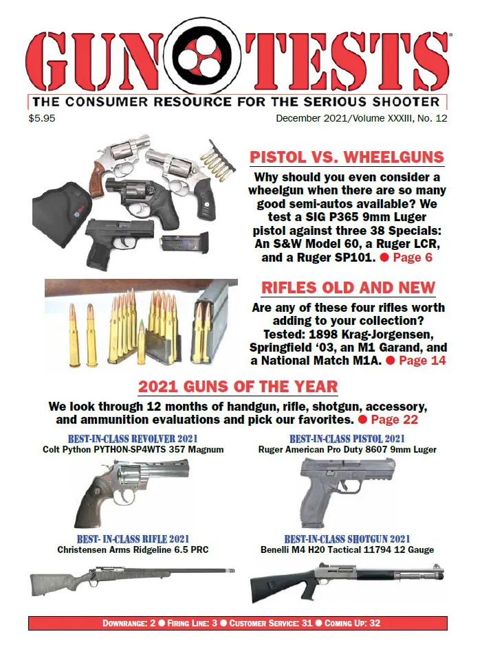 Gun-Tests December 06, 2021 Issue Cover