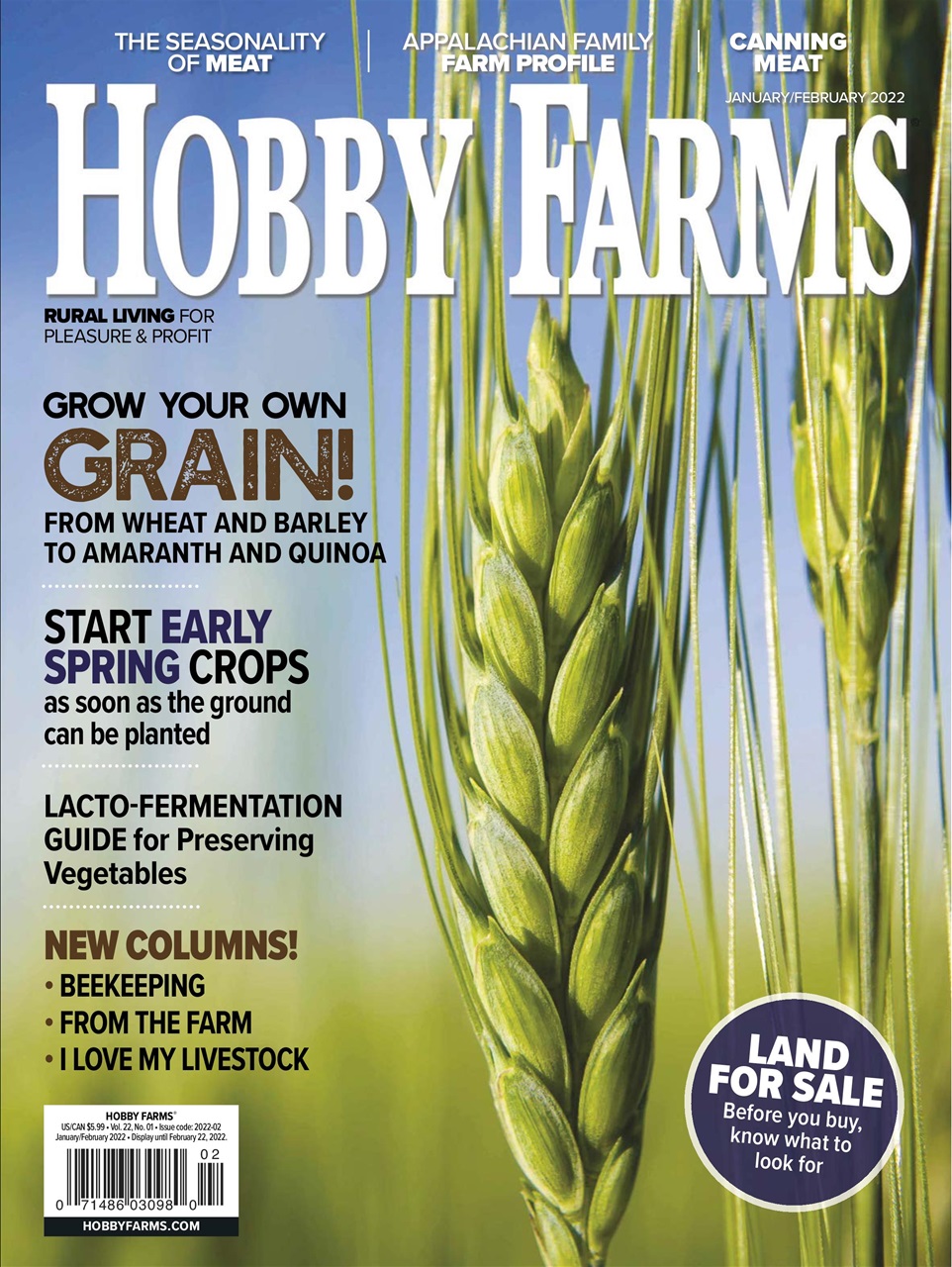 Hobby-Farms January 01, 2022 Issue Cover