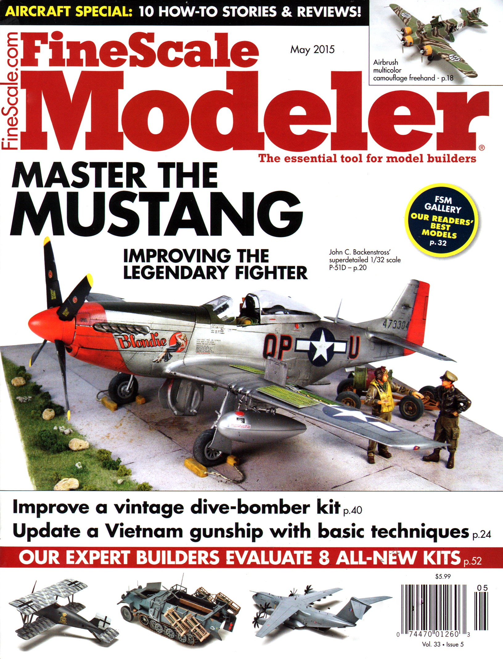 Finescale-Modeler May 01, 2015 Issue Cover
