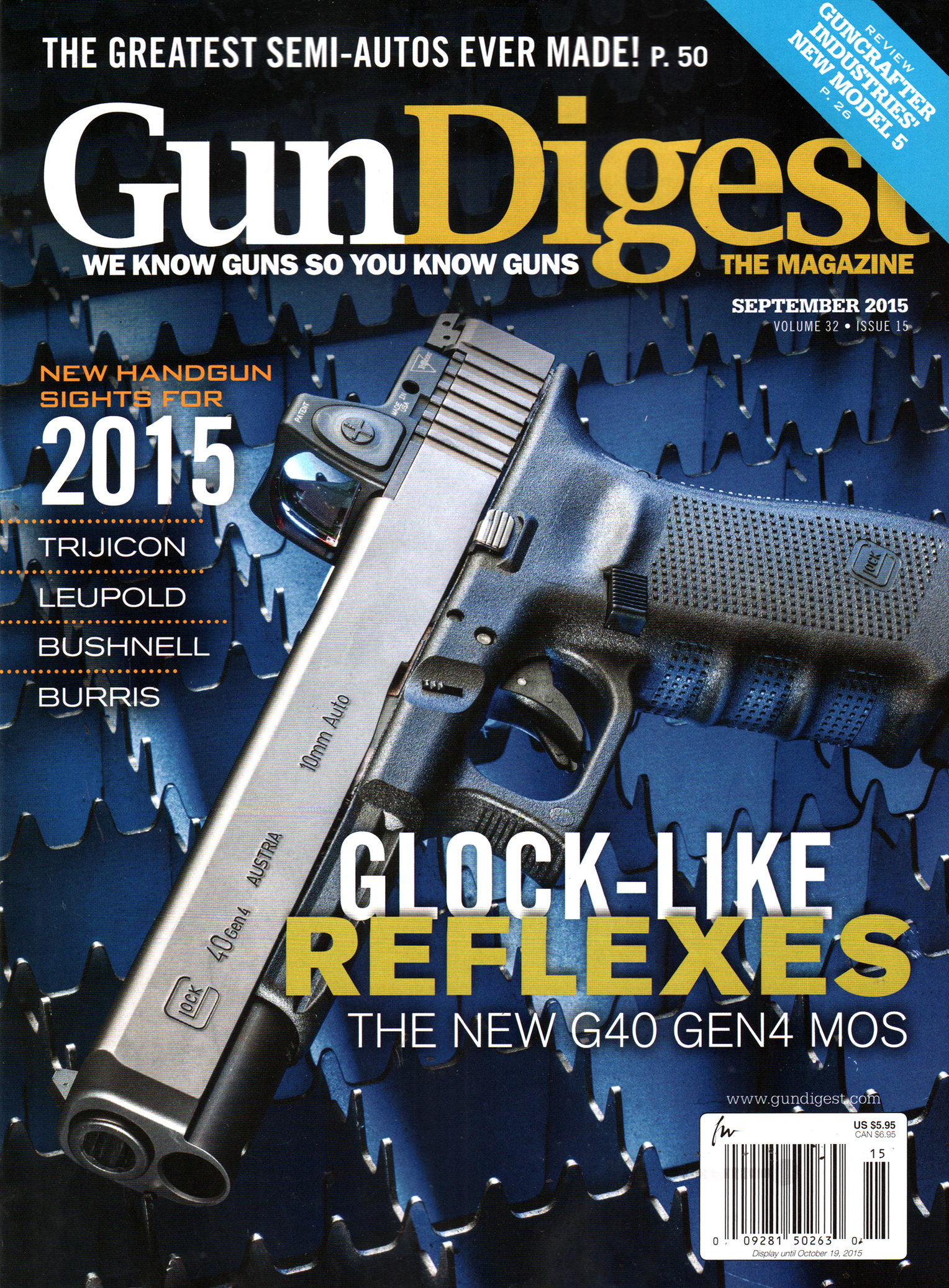 Gun-Digest September 01, 2015 Issue Cover