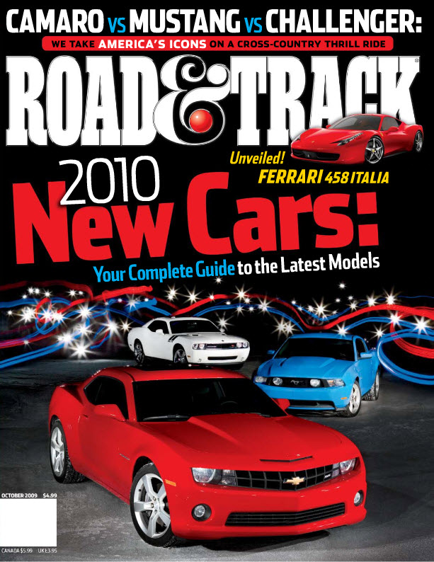 Road-and-Track October 01, 2009 Issue Cover