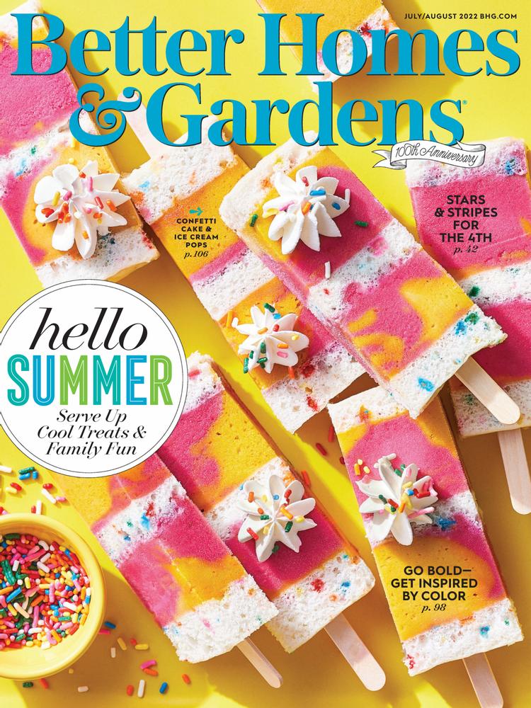 Better-Homes-and-Gardens July 01, 2022 Issue Cover