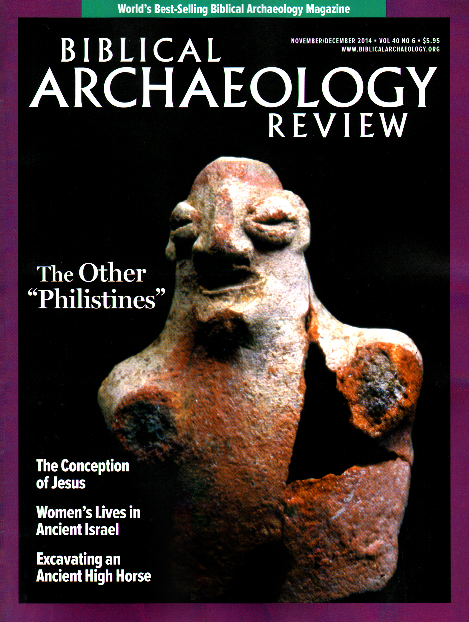 Biblical-Archaeology-Review November 01, 2014 Issue Cover