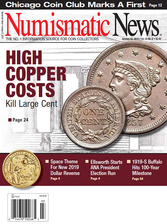 Numismatic-News January 22, 2019 Issue Cover
