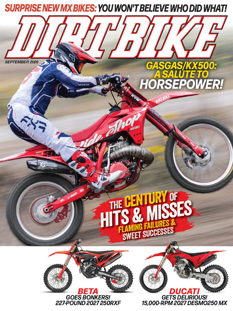 Dirt-Bike September 01, 2026 Issue Cover