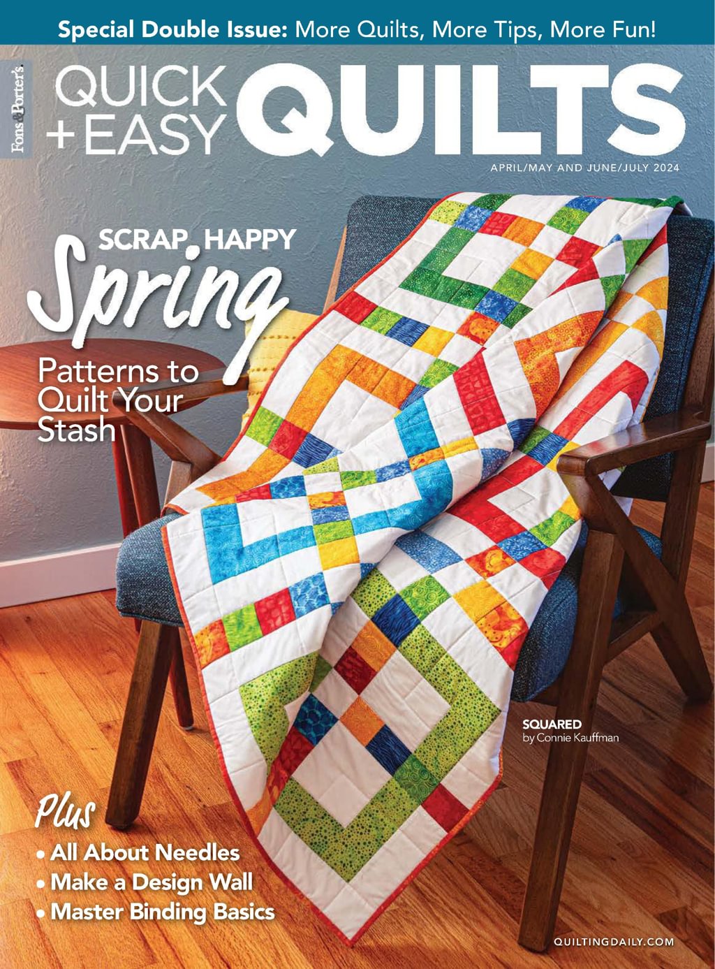 Quick-and-Easy-Quilts April 01, 2024 Issue Cover