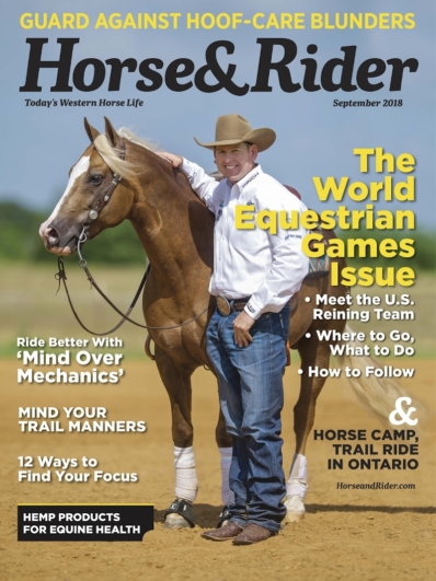 Horse & Rider September 01, 2018 Issue Cover