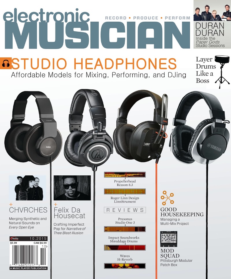 Electronic-Musician October 01, 2015 Issue Cover