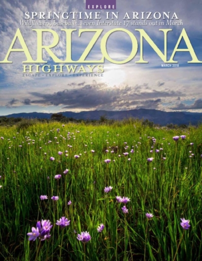 Arizona Highways March 01, 2018 Issue Cover