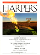 Harpers March 01, 2013 Issue Cover
