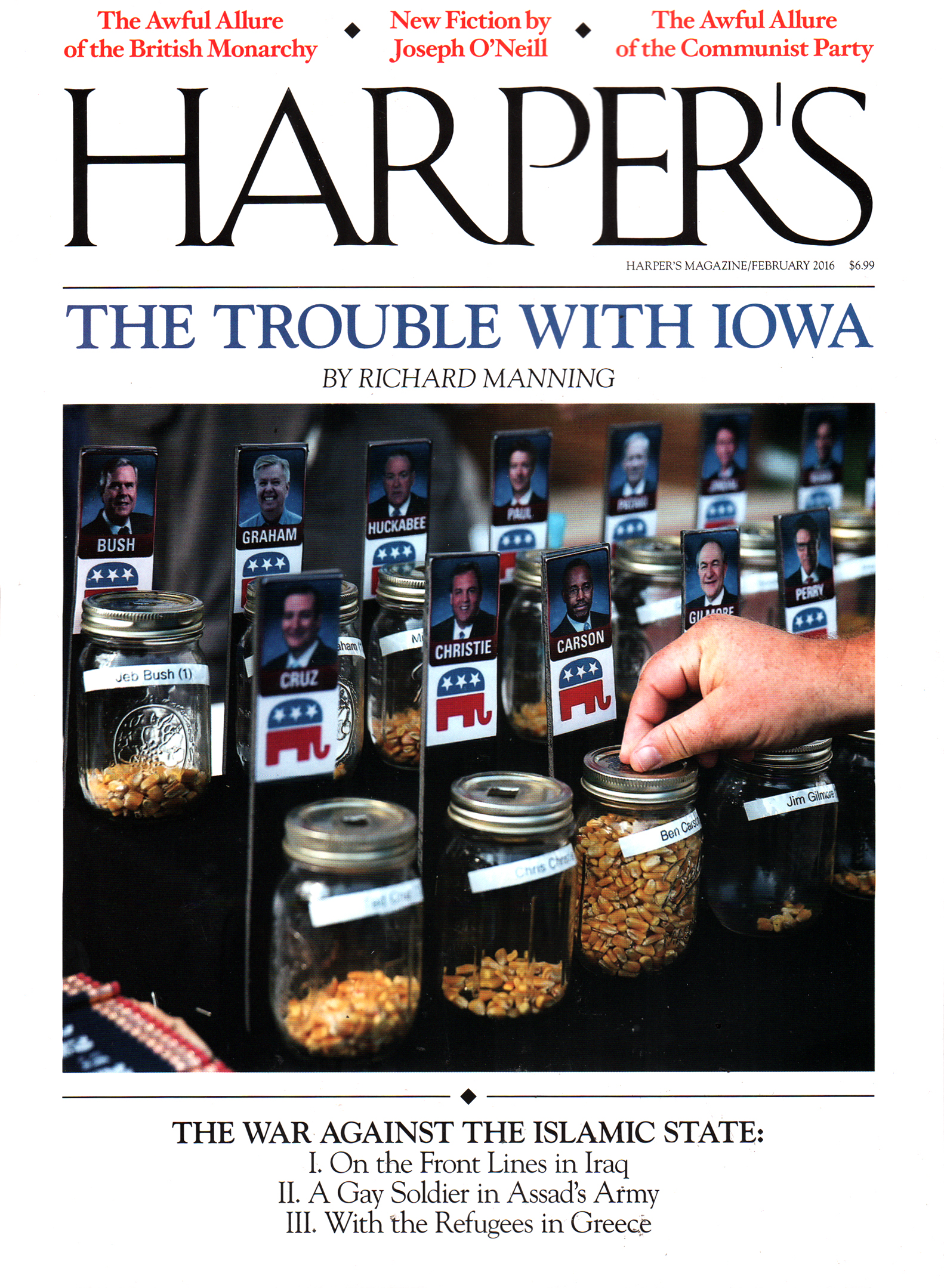 Harpers February 01, 2016 Issue Cover