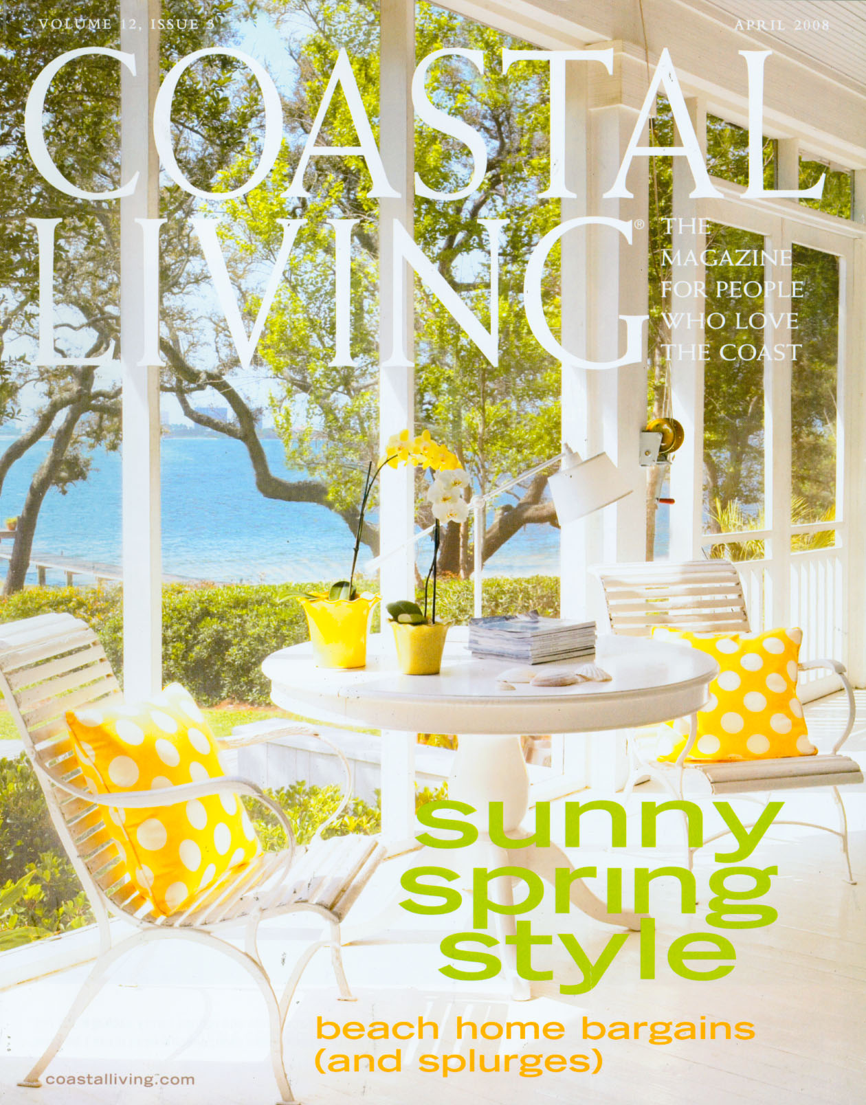 Coastal-Living April 01, 2008 Issue Cover