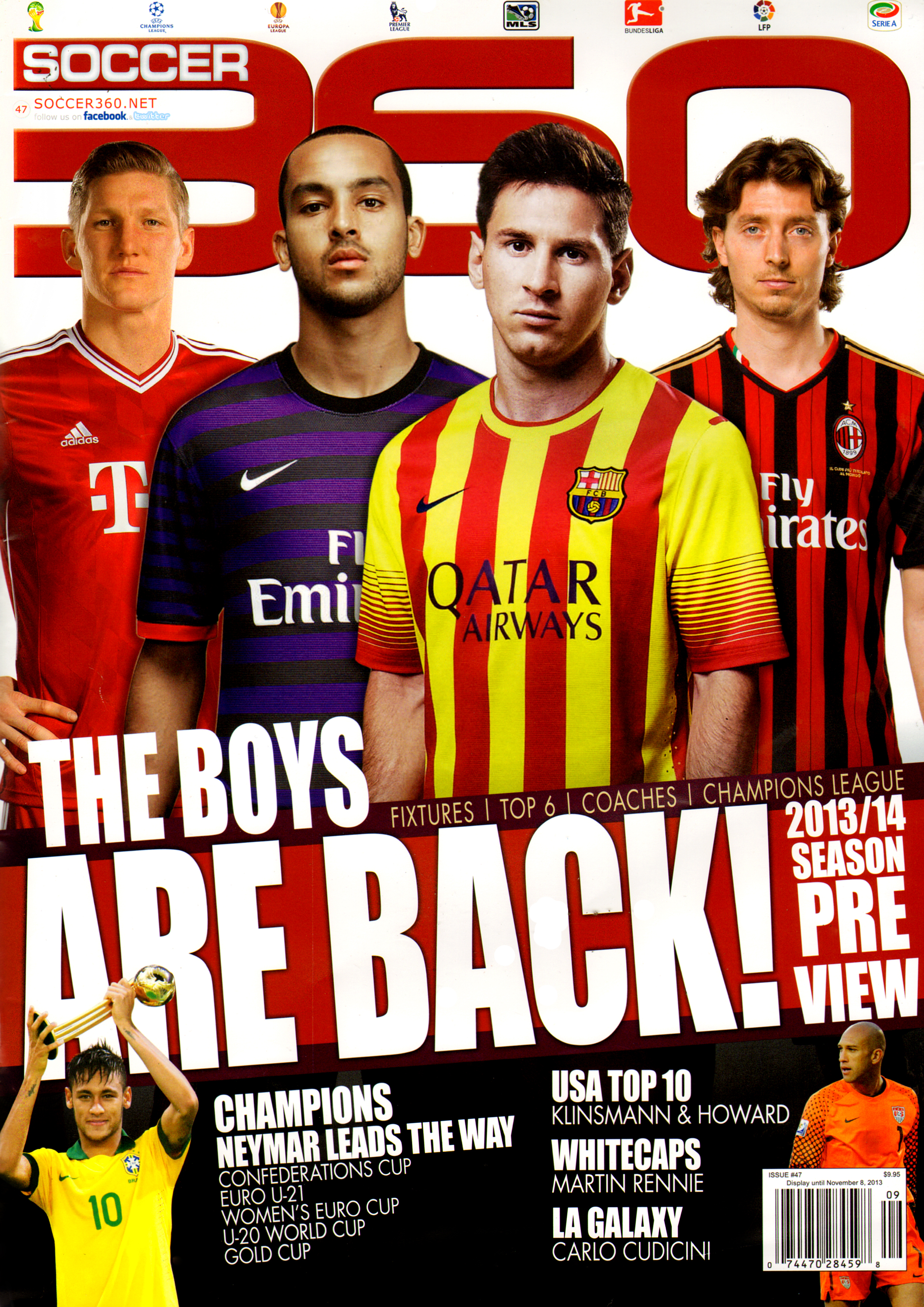 Soccer-360 October 01, 2013 Issue Cover