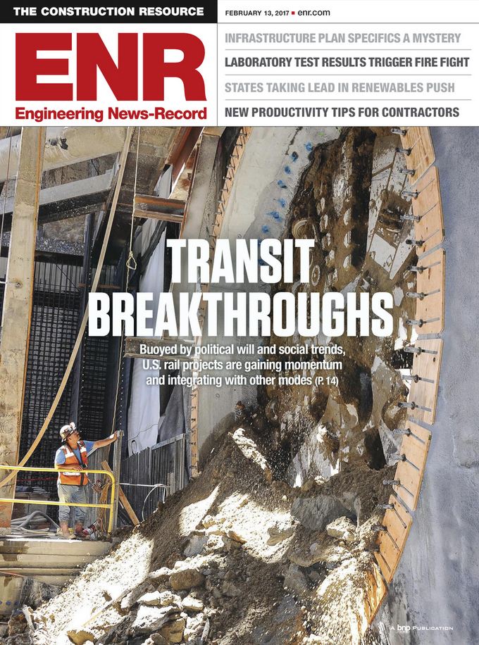 Engineering-News-Record February 13, 2017 Issue Cover