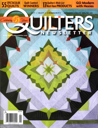 Quilter's Newsletter December 01, 2014 Issue Cover