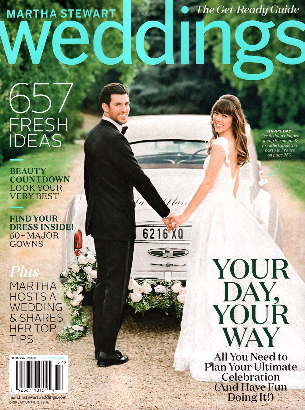 Martha-Stewart-Weddings December 01, 2015 Issue Cover