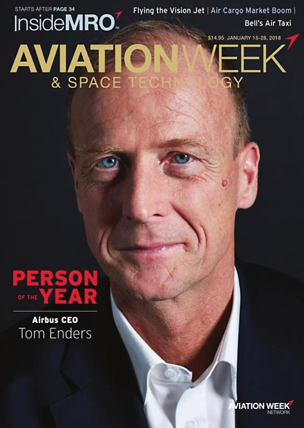 Aviation-Week-and-Space-Technology January 15, 2018 Issue Cover