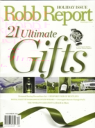 Robb-Report December 01, 2011 Issue Cover