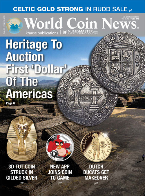 World-Coin-News July 01, 2018 Issue Cover