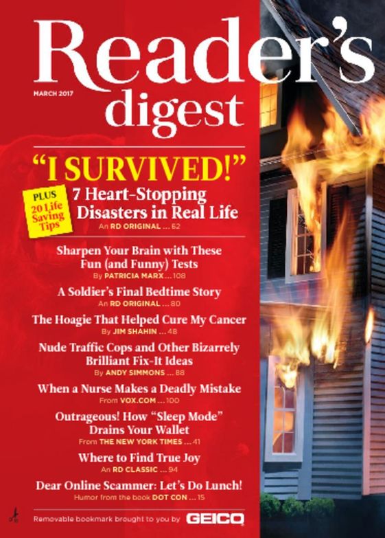 Readers-Digest March 01, 2017 Issue Cover