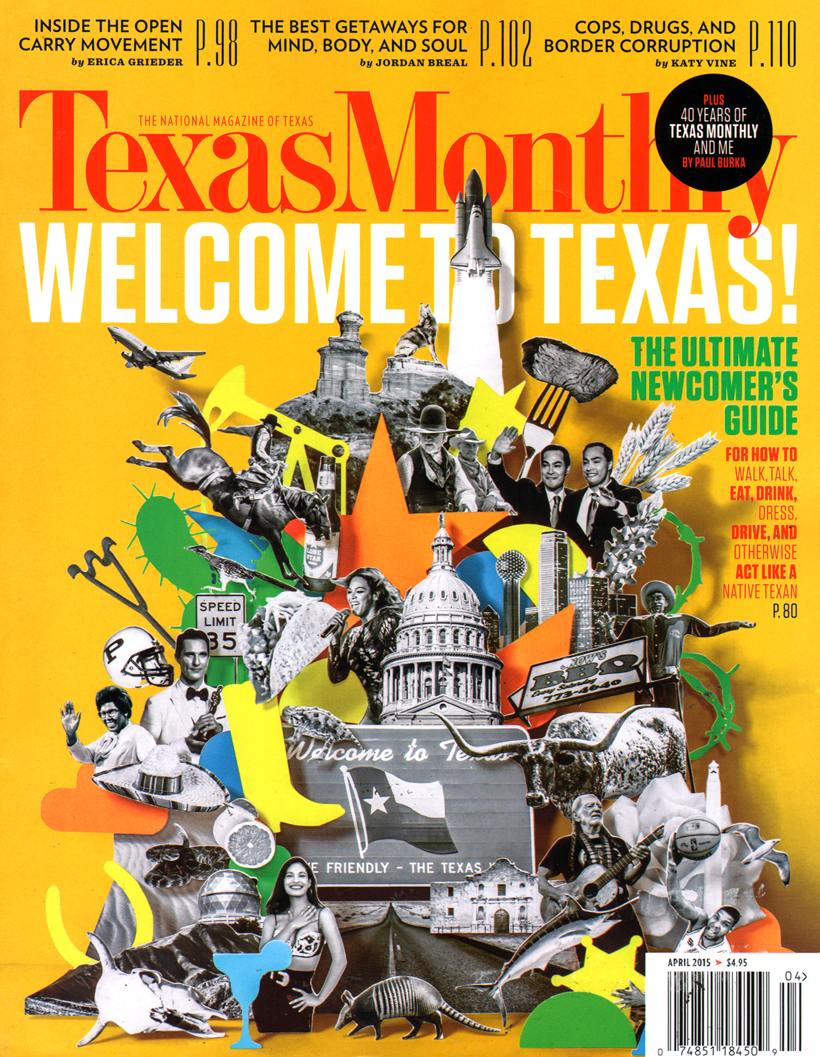 Texas-Monthly April 01, 2015 Issue Cover