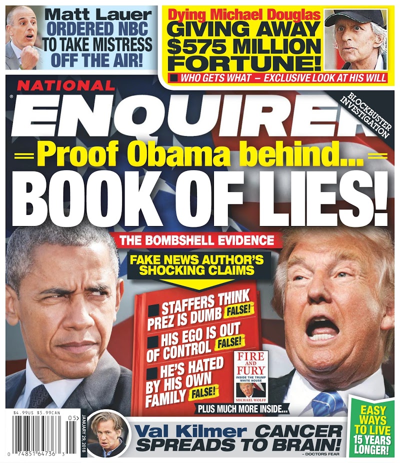 national-enquirer January 29, 2018 Issue Cover