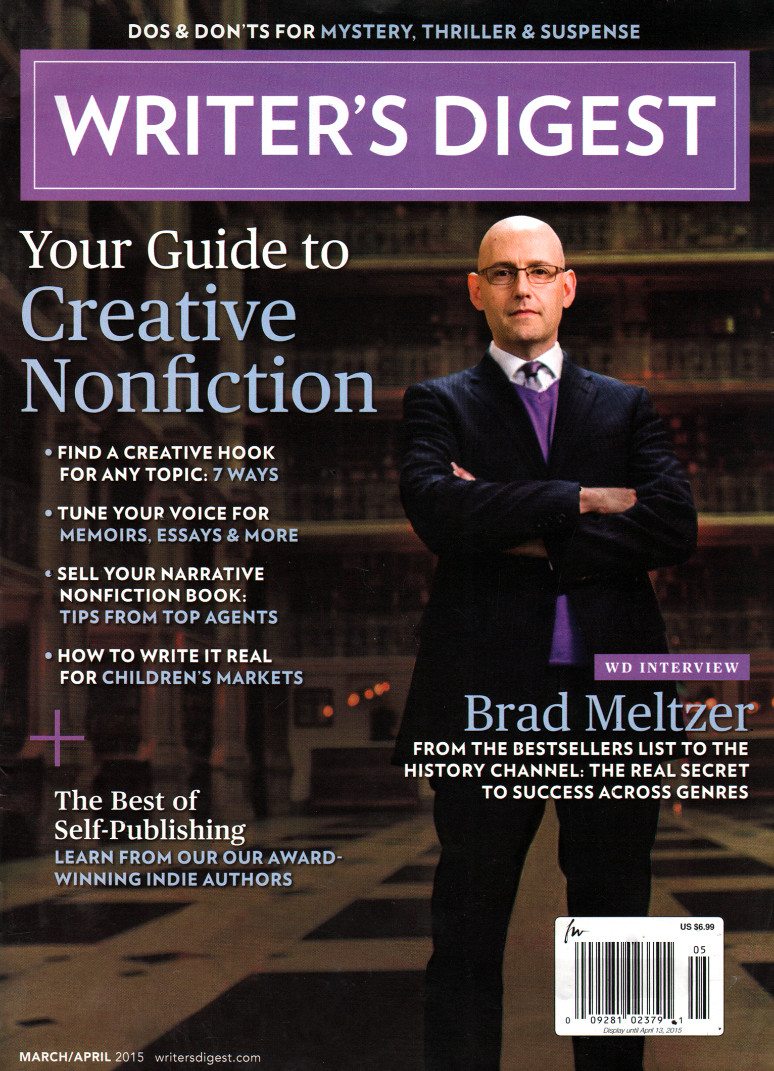 Writers-Digest March 01, 2015 Issue Cover