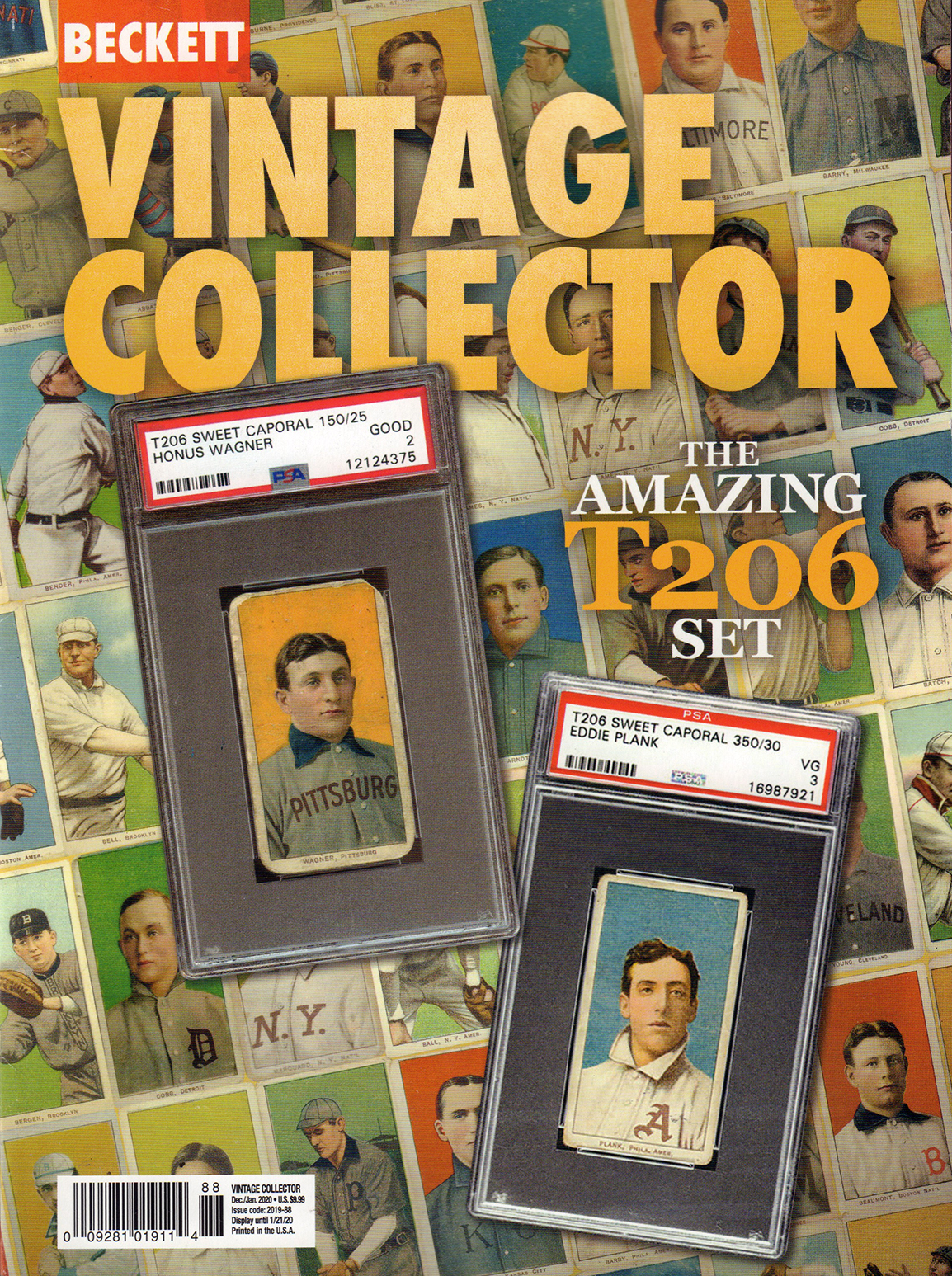 Beckett-Vintage-Collector December 01, 2019 Issue Cover