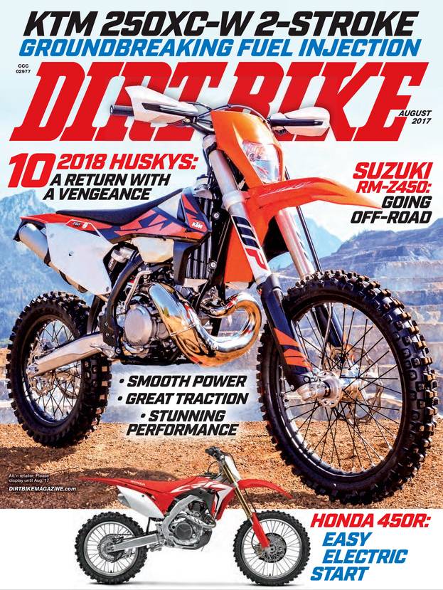 Dirt-Bike August 01, 2017 Issue Cover